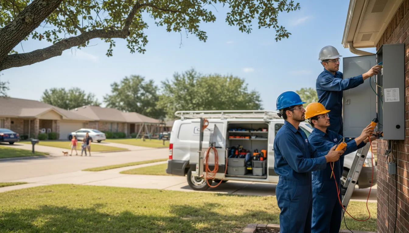 Certified electrician providing emergency electrical services in Auburntown, TN